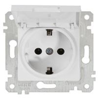 RİTA MEK TUŞ KAPAKLI TOP.LI PRİZ BEYAZ 1